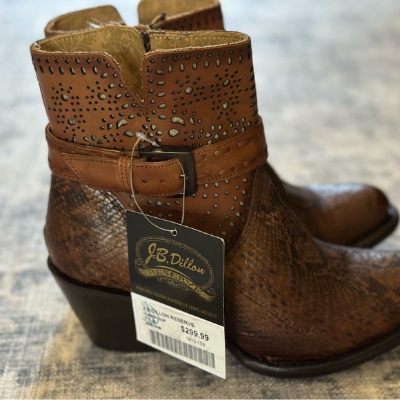 J.B. Dillon Brown Heeled Boots - Picture 5 of 5